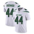 Tuec NY.Jets #44 Jamien Sherwood Player White Spotlight Limited Vapor Home Game Stitched Jerseys