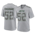 Tuec NY.Jets #52 Kingsley Enagbare Player Gray Limited Atmosphere Fashion Home Game Stitched Jerseys