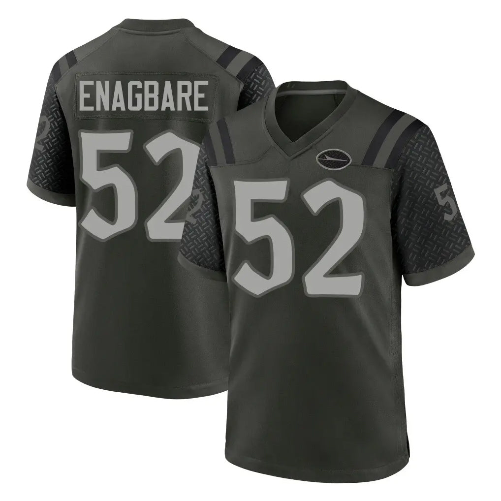 Tuec NY.Jets #52 Kingsley Enagbare Player Green 2025 Rivalries Collection Home Game Stitched Jerseys