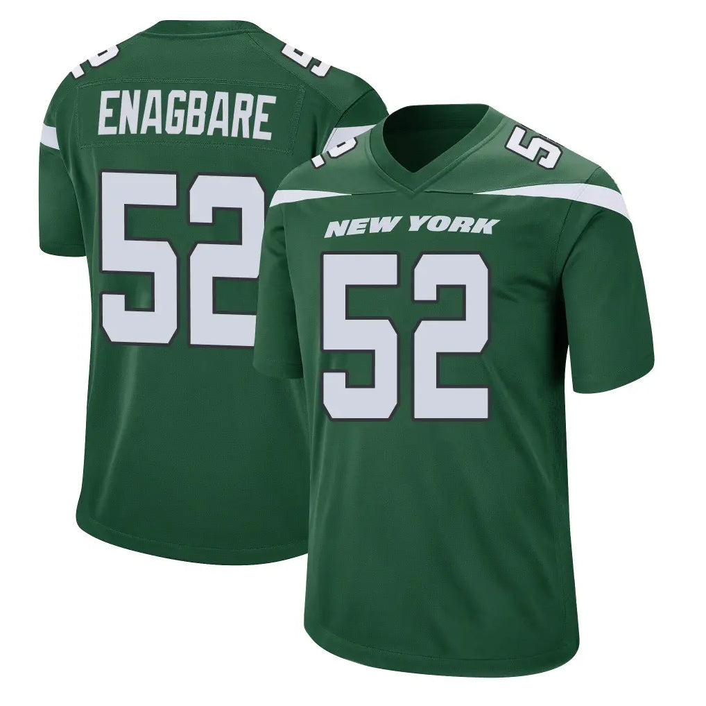Tuec NY.Jets #52 Kingsley Enagbare Player Green Home Game Stitched Jerseys