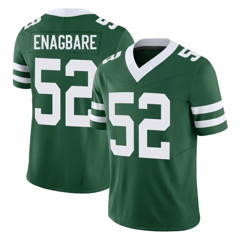 Tuec NY.Jets #52 Kingsley Enagbare Player Green Legacy Limited Vapor F.U.S.E. Home Game Stitched Jerseys