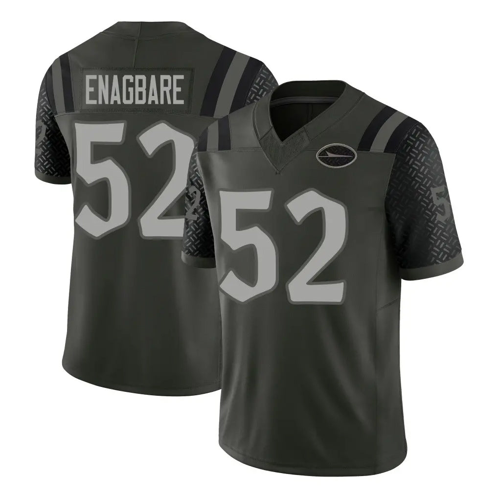 Tuec NY.Jets #52 Kingsley Enagbare Player Green Limited 2025 Rivalries Collection Home Game Stitched Jerseys