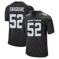 Tuec NY.Jets #52 Kingsley Enagbare Player Stealth Black Home Game Stitched Jerseys