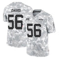 Tuec NY.Jets #56 Demario Davis Player Arctic Camo Salute to Service Limited Game Stitched Jerseys