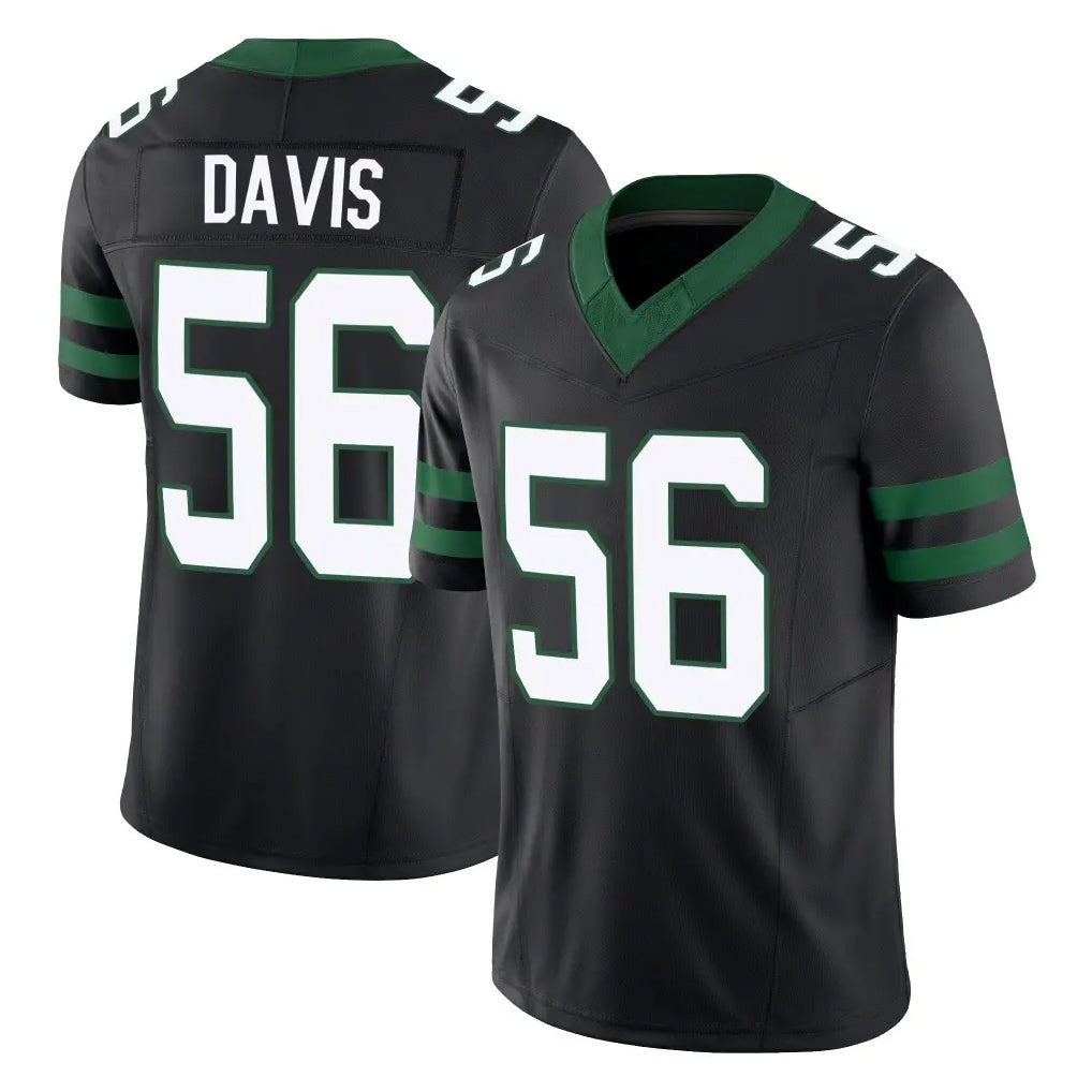Tuec NY.Jets #56 Demario Davis Player Black Limited Legacy Vapor F.U.S.E. Home Game Stitched Jerseys