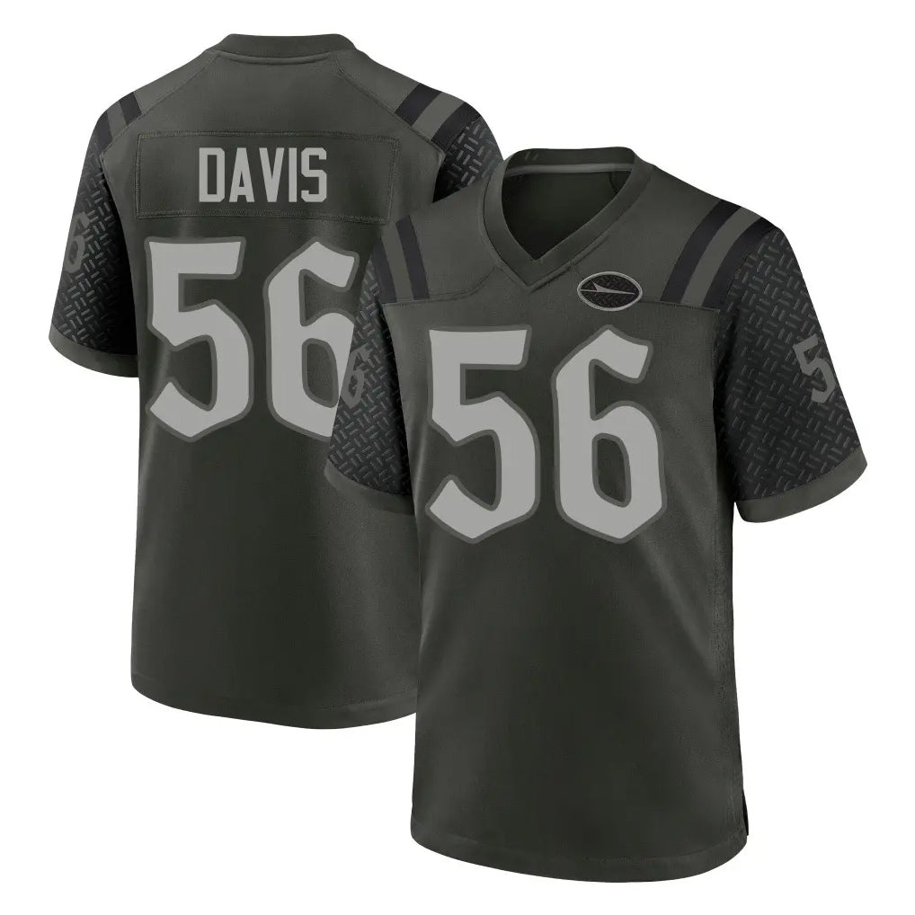 Tuec NY.Jets #56 Demario Davis Player Green 2025 Rivalries Collection Home Game Stitched Jerseys