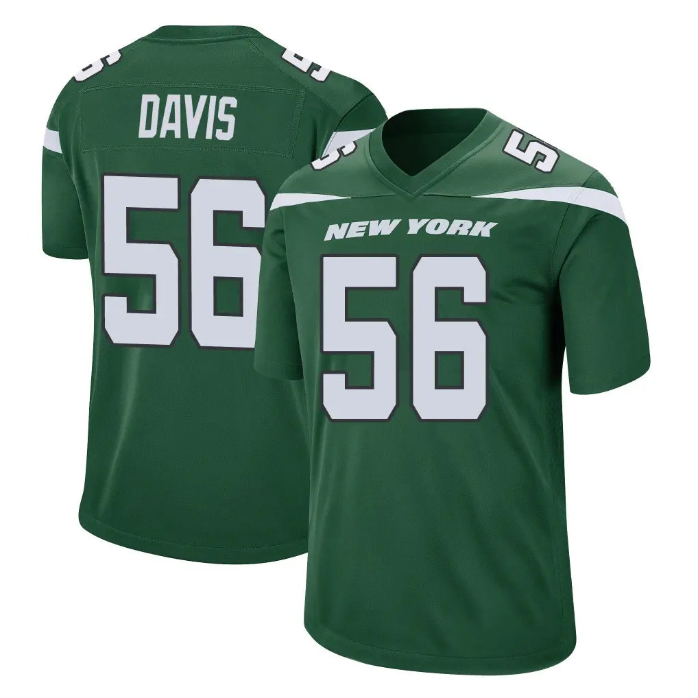 Tuec NY.Jets #56 Demario Davis Player Green Home Game Stitched Jerseys