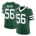 Tuec NY.Jets #56 Demario Davis Player Green Legacy Limited Vapor F.U.S.E. Home Game Stitched Jerseys