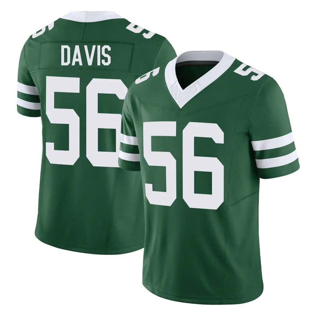 Tuec NY.Jets #56 Demario Davis Player Green Legacy Limited Vapor F.U.S.E. Home Game Stitched Jerseys