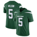 Tuec NY.Jets #5 Garrett Wilson Player Green Limited Vapor Home Game Stitched Jerseys