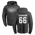 Tuec NY.Jets #66 Joe Tippmann Player Gray Pullover Hoodies Limited Game Stitched Jerseys