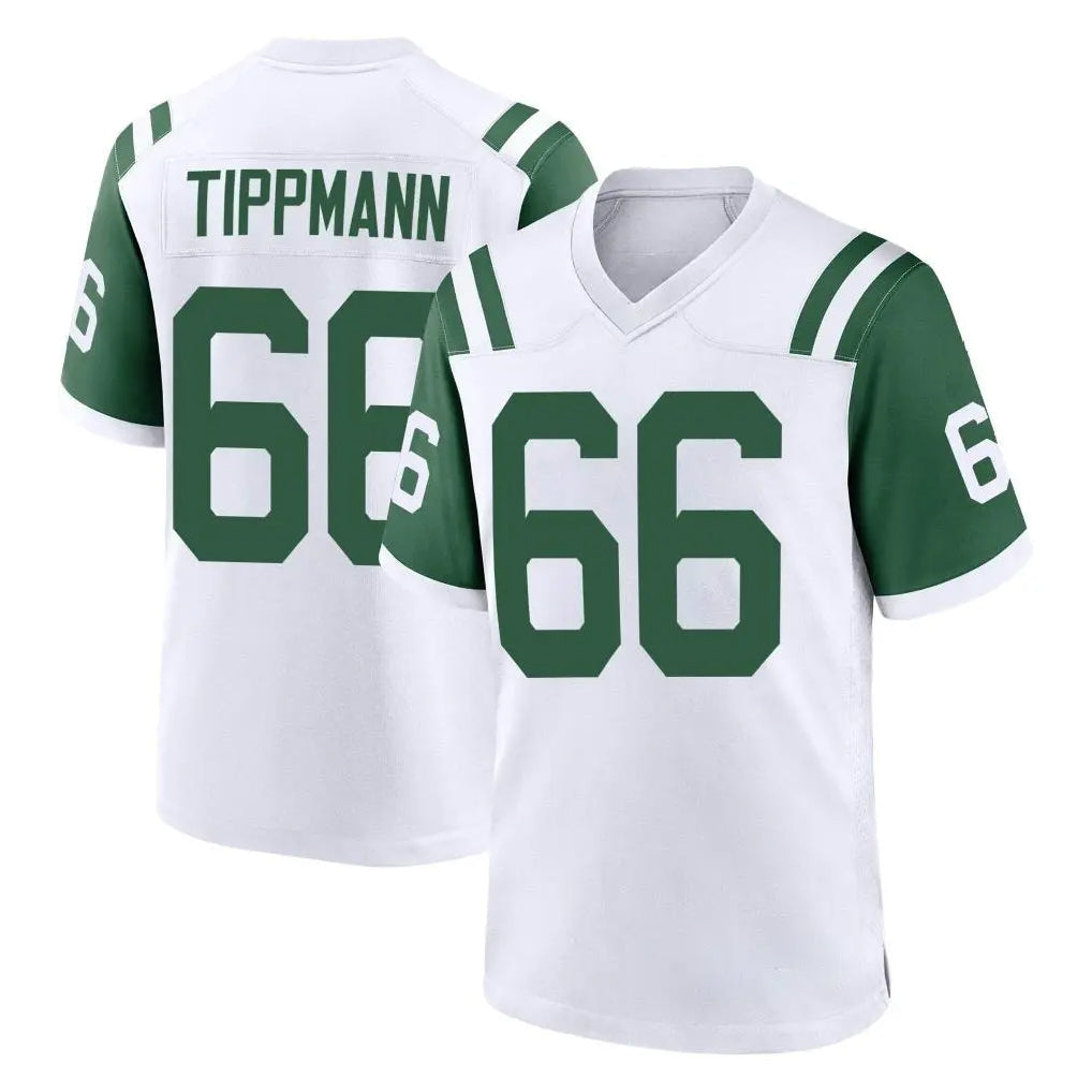 Tuec NY.Jets #66 Joe Tippmann Player White Classic Home Game Stitched Jerseys