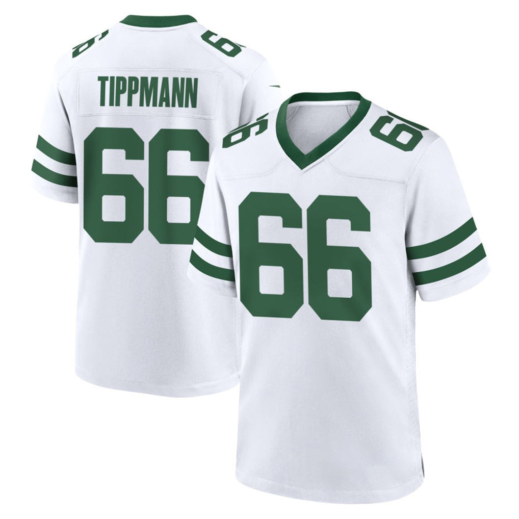Tuec NY.Jets #66 Joe Tippmann Player White Legacy Home Game Stitched Jerseys