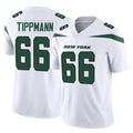 Tuec NY.Jets #66 Joe Tippmann Player White Limited Vapor F.U.S.E. Home Game Stitched Jerseys