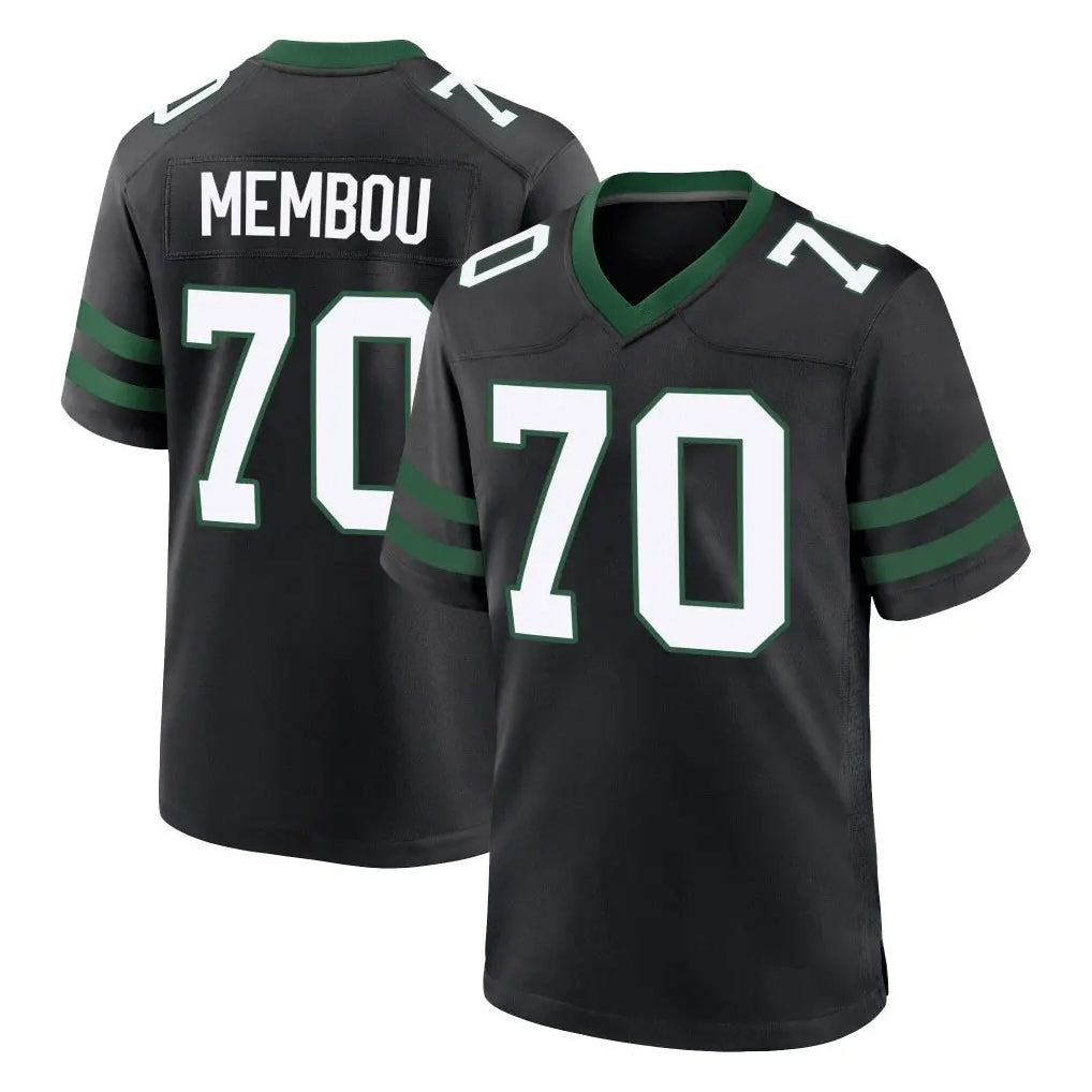 Tuec NY.Jets #70 Armand Membou Player Black Legacy Home Game Stitched Jerseys