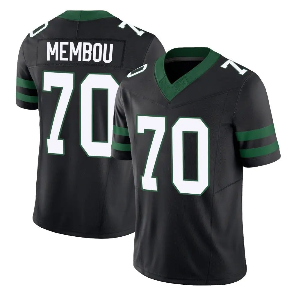 Tuec NY.Jets #70 Armand Membou Player Black Limited Legacy Vapor F.U.S.E. Home Game Stitched Jerseys