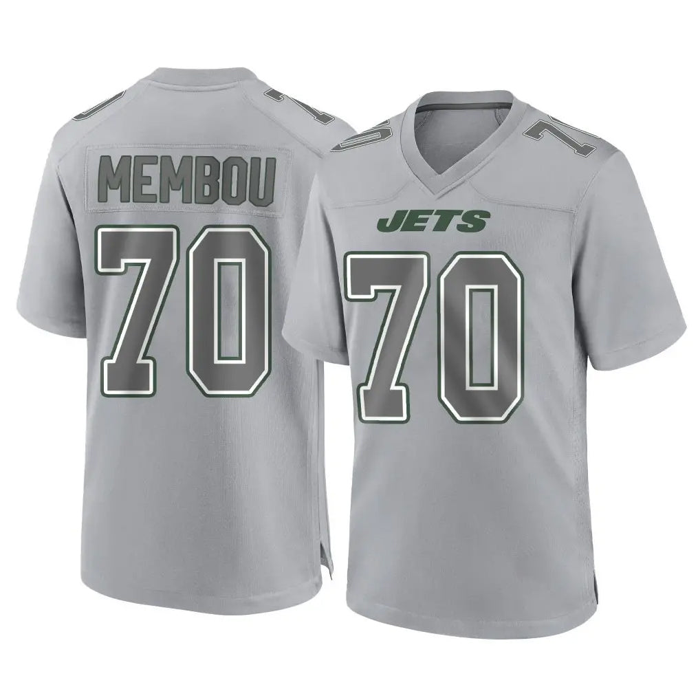 Tuec NY.Jets #70 Armand Membou Player Gray Limited Atmosphere Fashion Home Game Stitched Jerseys