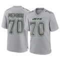 Tuec NY.Jets #70 Armand Membou Player Gray Limited Atmosphere Fashion Home Game Stitched Jerseys
