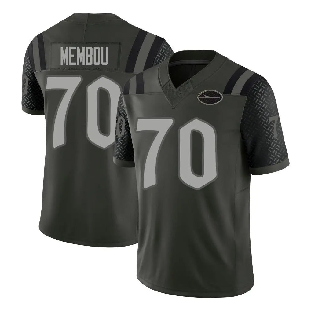 Tuec NY.Jets #70 Armand Membou Player Green Limited 2025 Rivalries Collection Home Game Stitched Jerseys