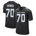 Tuec NY.Jets #70 Armand Membou Player Stealth Black Home Game Stitched Jerseys