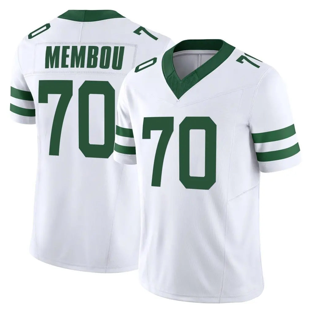 Tuec NY.Jets #70 Armand Membou Player White Legacy Limited Vapor F.U.S.E. Home Game Stitched Jerseys