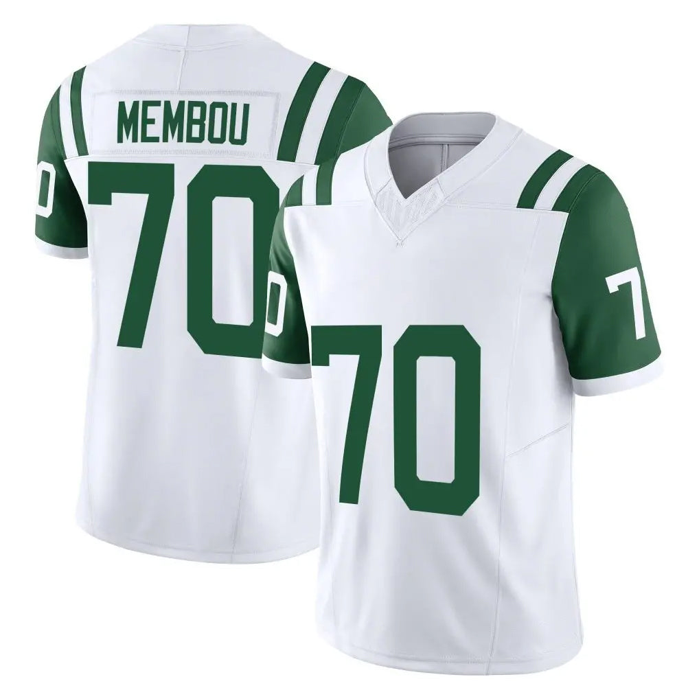 Tuec NY.Jets #70 Armand Membou Player White Limited Classic Vapor F.U.S.E. Home Game Stitched Jerseys