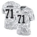 Tuec NY.Jets #71 Josh Myers Player Arctic Camo Salute to Service Limited Game Stitched Jerseys