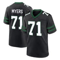 Tuec NY.Jets #71 Josh Myers Player Black Legacy Home Game Stitched Jerseys