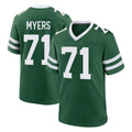 Tuec NY.Jets #71 Josh Myers Player Green Legacy Home Game Stitched Jerseys
