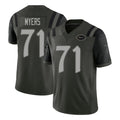 Tuec NY.Jets #71 Josh Myers Player Green Limited 2025 Rivalries Collection Home Game Stitched Jerseys
