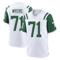 Tuec NY.Jets #71 Josh Myers Player White Classic Home Game Stitched Jerseys