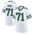 Tuec NY.Jets #71 Josh Myers Player White Legacy Home Game Stitched Jerseys