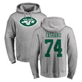 Tuec NY.Jets #74 Olu Fashanu Player Gray LOGO Pullover Hoodies Limited Game Stitched Jerseys