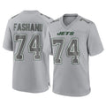 Tuec NY.Jets #74 Olu Fashanu Player Gray Limited Atmosphere Fashion Home Game Stitched Jerseys