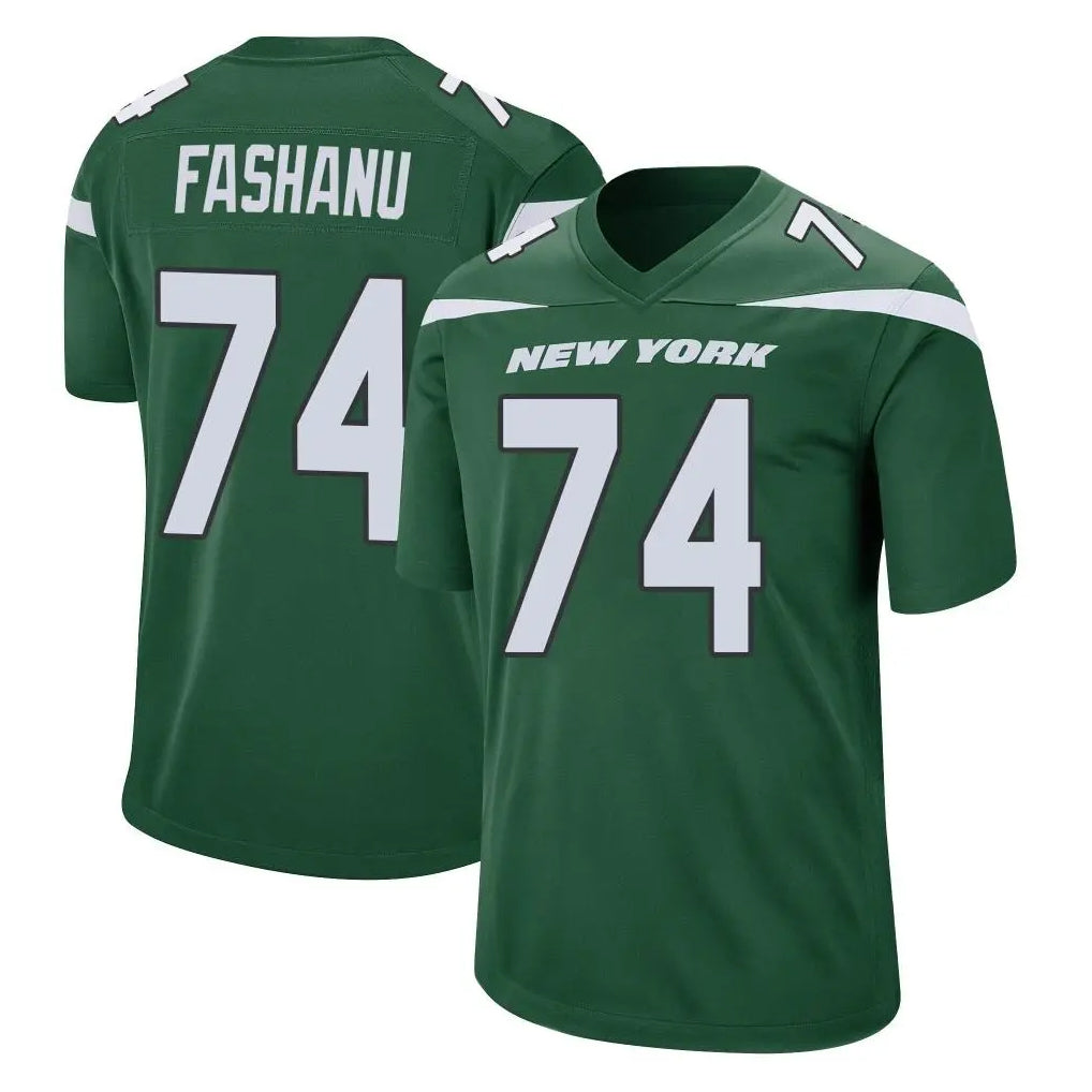 Tuec NY.Jets #74 Olu Fashanu Player Green Home Game Stitched Jerseys