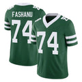 Tuec NY.Jets #74 Olu Fashanu Player Green Legacy Limited Vapor F.U.S.E. Home Game Stitched Jerseys
