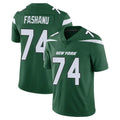 Tuec NY.Jets #74 Olu Fashanu Player Green Limited Vapor Home Game Stitched Jerseys