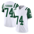 Tuec NY.Jets #74 Olu Fashanu Player White Limited Classic Vapor F.U.S.E. Home Game Stitched Jerseys