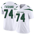 Tuec NY.Jets #74 Olu Fashanu Player White Limited Vapor F.U.S.E. Home Game Stitched Jerseys