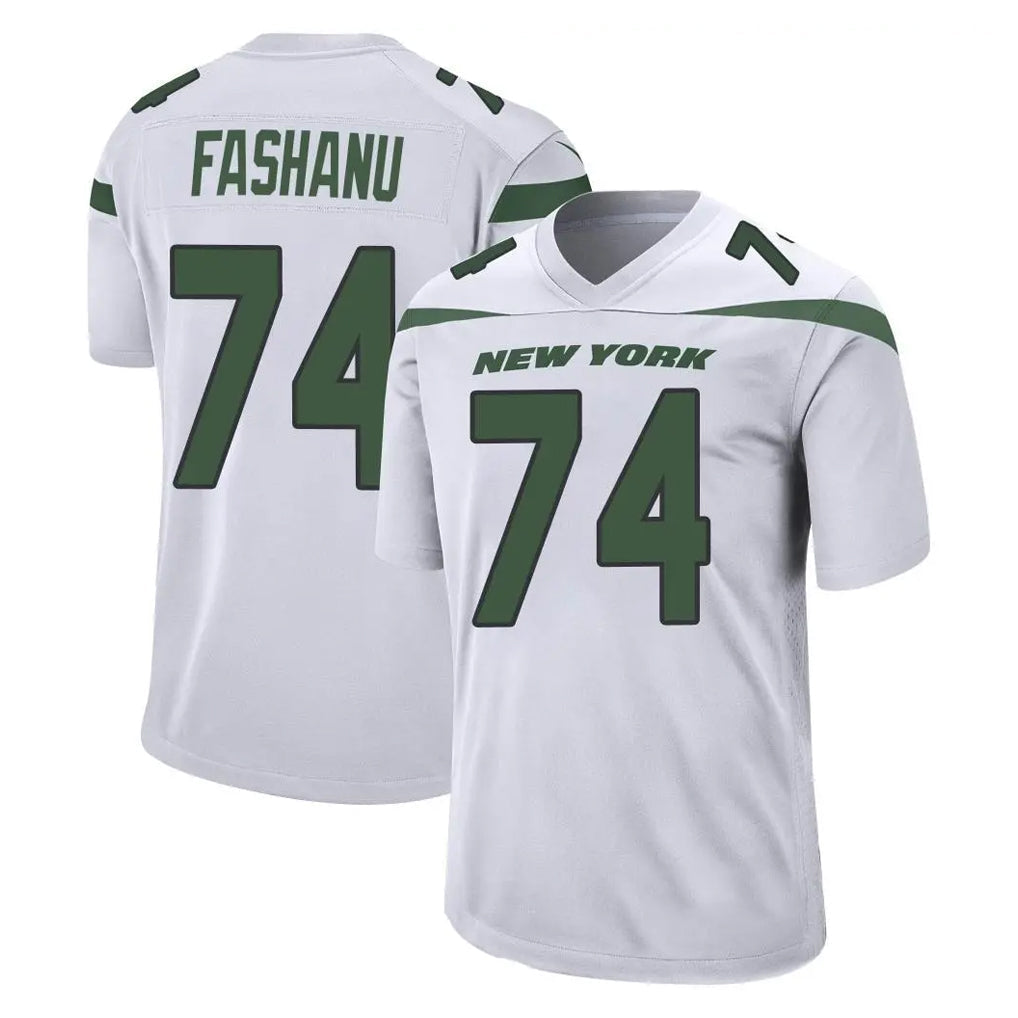Tuec NY.Jets #74 Olu Fashanu Player White Spotlight Home Game Stitched Jerseys