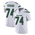 Tuec NY.Jets #74 Olu Fashanu Player White Spotlight Limited Vapor Home Game Stitched Jerseys
