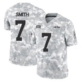 Tuec NY.Jets #7 Geno Smith Player Arctic Camo Salute to Service Limited Game Stitched Jerseys