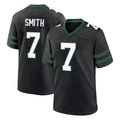 Tuec NY.Jets #7 Geno Smith Player Black Legacy Home Game Stitched Jerseys