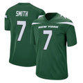 Tuec NY.Jets #7 Geno Smith Player Green Home Game Stitched Jerseys