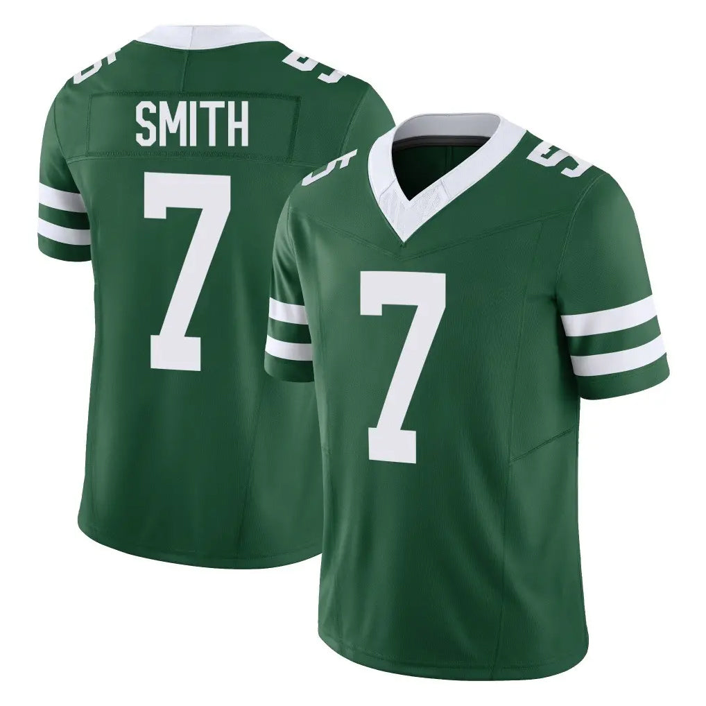 Tuec NY.Jets #7 Geno Smith Player Green Legacy Limited Vapor F.U.S.E. Home Game Stitched Jerseys