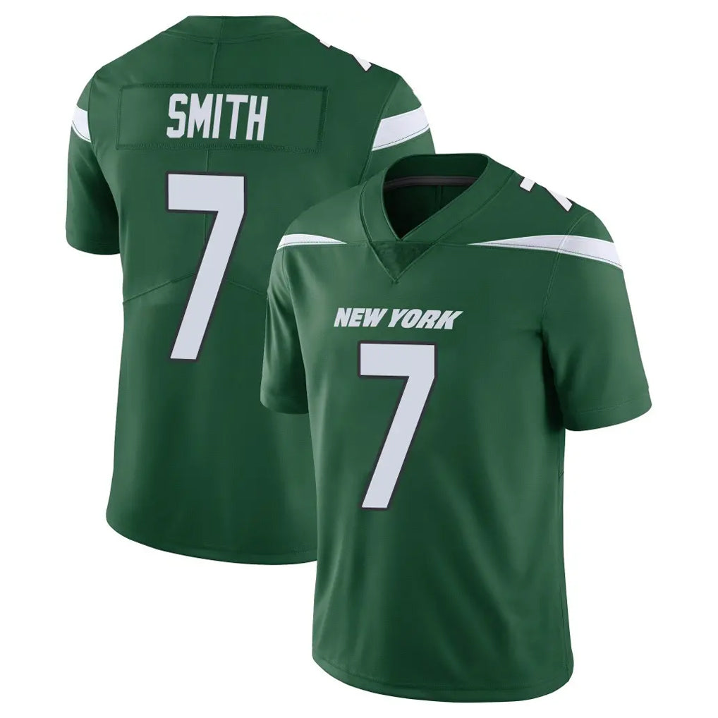 Tuec NY.Jets #7 Geno Smith Player Green Limited Vapor Home Game Stitched Jerseys