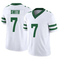 Tuec NY.Jets #7 Geno Smith Player White Legacy Limited Vapor F.U.S.E. Home Game Stitched Jerseys