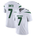 Tuec NY.Jets #7 Geno Smith Player White Spotlight Limited Vapor Home Game Stitched Jerseys