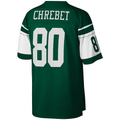 Tuec NY.Jets #80 Wayne Chrebet Mitchell & Ness Green Legacy Replica Jersey