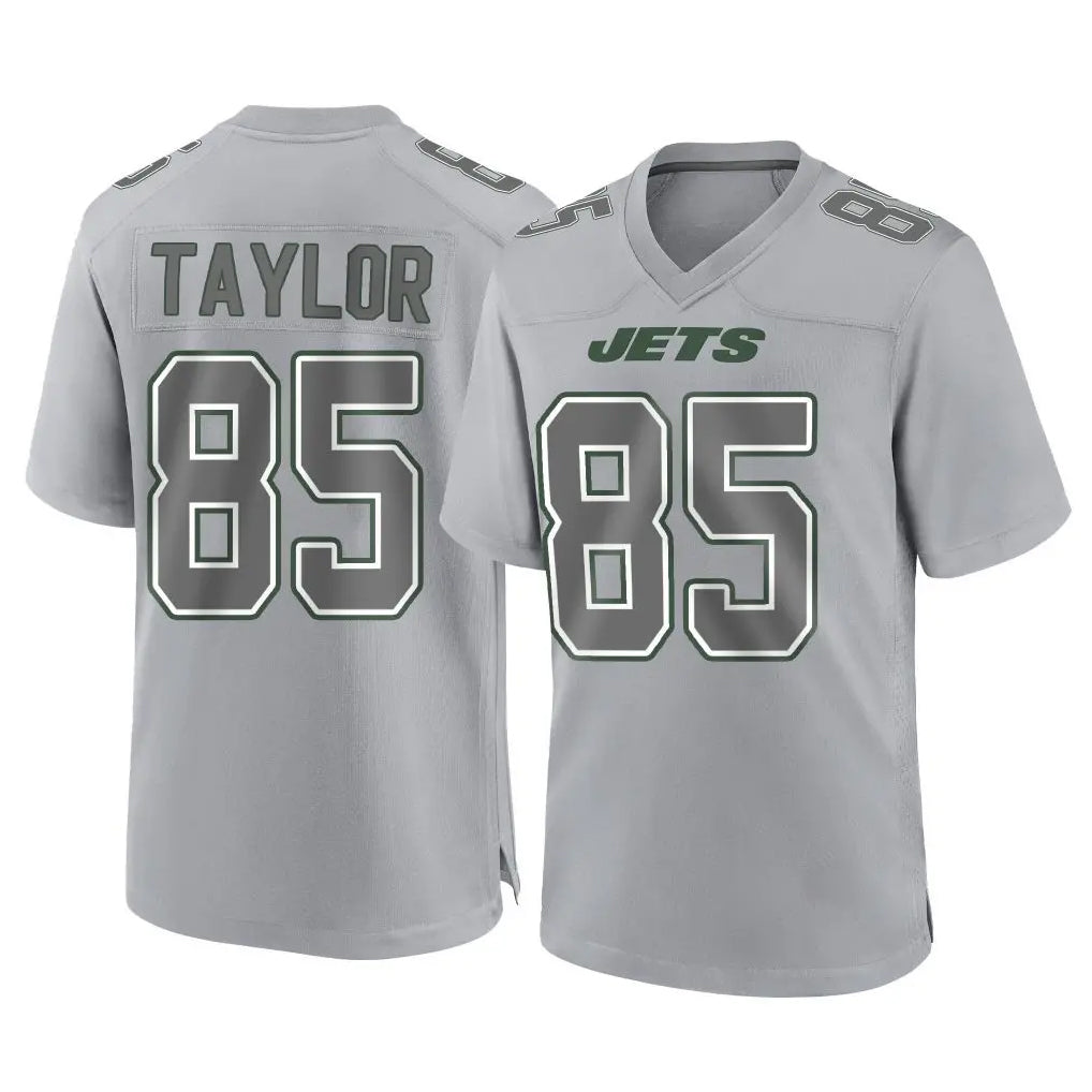Tuec NY.Jets #85 Mason Taylor Player Gray Limited Atmosphere Fashion Home Game Stitched Jerseys